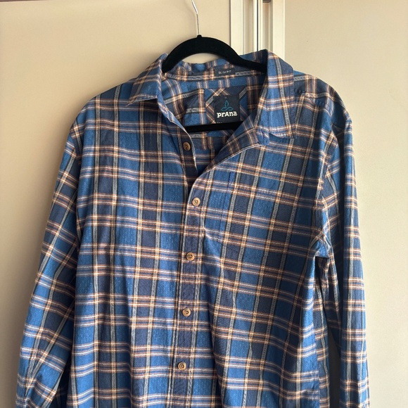 Prana Mens LS Button down slim fit - Picture 1 of 2